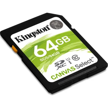 Kingston Canvas Select SDXC 64 GB Class…