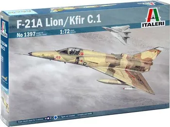 Plastikový model Italeri F-21A Lion/Kfir C.1 1:72