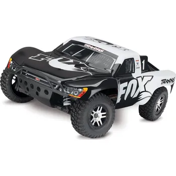 RC model auta Traxxas Slash 4WD VXL TQi BlueTooth Ready TSM 1:10 bílá/černá