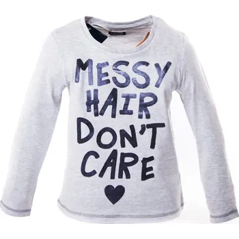 Dětské dívčí tričko šedé s nápisem 1-4 roky Velikost: 104