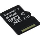 Kingston SDXC 64 GB Class 10 UHS-I U1…