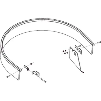 Podlahový mycí stroj NILFISK Chránič rozstřiku pro Scrubtec 553