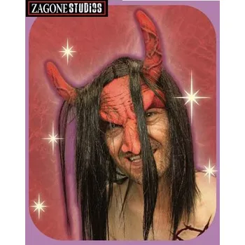 Karnevalová maska ZAGONE USA Maska Čert DEVIL RED