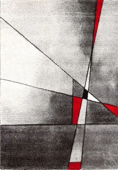 Koberec Spoltex Brilliance Grey/Red 21807/951 120 x 170 cm