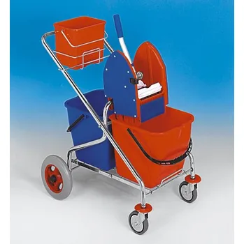 Úklidový vozík EASTMOP Úklidový vozík REKORD 2x17 l METRO s plnou výbavou sklapovací