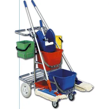 Úklidový vozík EASTMOP Úklidový vozík TERRY LINE II s podpěrou a držákem pytle