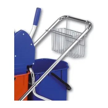 Úklidový vozík EASTMOP Košík na vodítko pro úklidový vozík dvojkbelíkový sklapovací