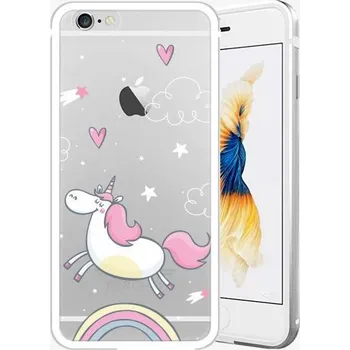 Pouzdro na mobilní telefon iSaprio Unicorn 01 pro Apple iPhone 6 Plus/6s Plus Silver