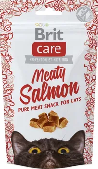 Pamlsek pro kočku Brit Care Cat Snack Meaty Salmon 50 g