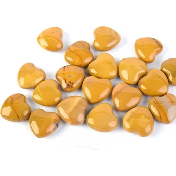 Přírodní kámen Mookait srdíčko 27mm