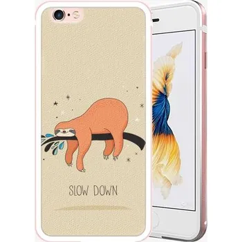 Pouzdro na mobilní telefon iSaprio Slow Down pro Apple iPhone 6/6s Rose Gold