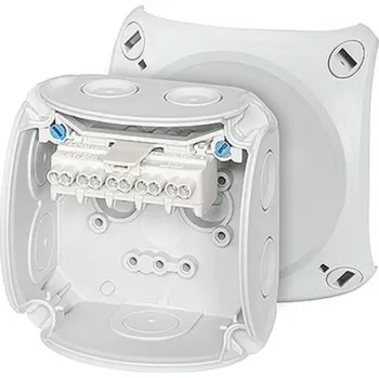 Elektroinstalační krabice Krabice Hensel DK 0202 GZ IP66 93x93x62mm se svorkovnicí 5P 1,5-2,5mm2