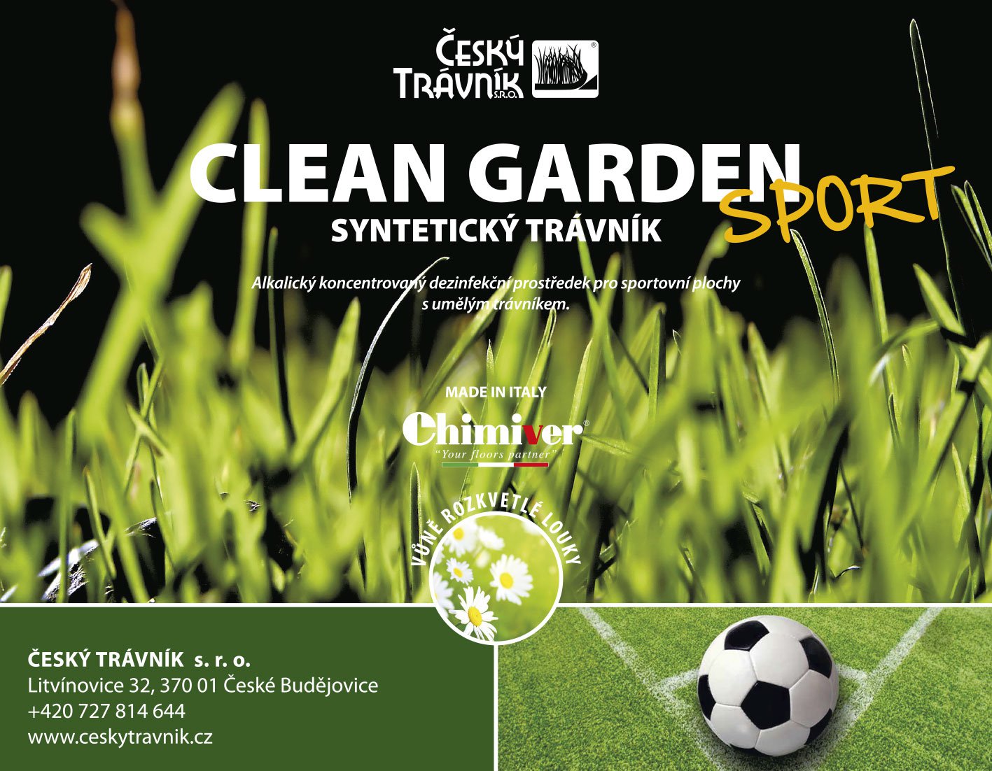 Clean Garden SPORT Český trávník 10l