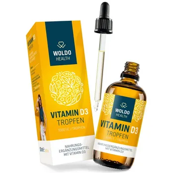 WoldoHealth Vitamin D3 kapky 1000 I.U.