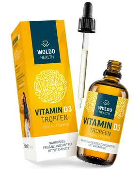 WoldoHealth Vitamin D3 kapky 1000 I.U.