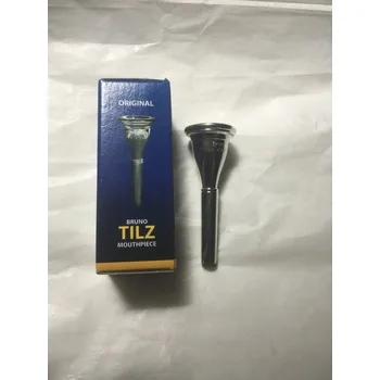 Příslušenství pro dechový nástroj Brruno Tilz model E.Schmid , různé velikosti pro lesní roh, postříbřený. - v Německu vyrobený nátrubek (náustek) s kvalitním stříbrem
