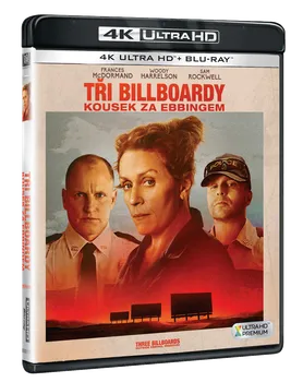 Blu-ray film Blu-ray Tři billboardy kousek za Ebbingem 4K Ultra HD Blu-ray (2017) 2 disky