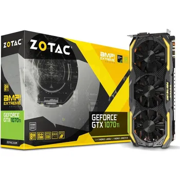 Grafická karta Zotac GeForce GTX 1070 Ti AMP Extreme 8GB (ZT-P10710B-10P)
