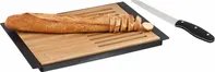 Kitchen Artist Delta Mec121 bambusová deska na krájení s nožem