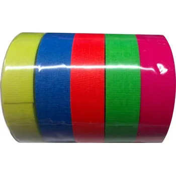 Lepicí páska Balení 5 ks PROGAF popisovací pásky fluorescentní 12mm