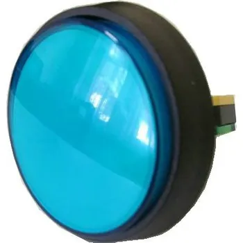 Cyberdine Tlačítko kulaté modré půměr 50mm