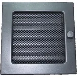 Haco Krbová mřížka se žaluzií LKM 170x170 grafit