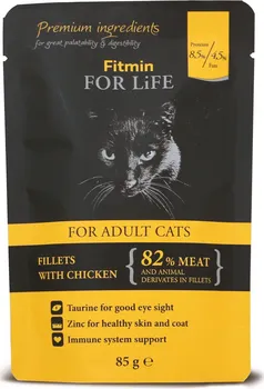 Krmivo pro kočku Fitmin Cat Pouch Adult Chicken 85 g