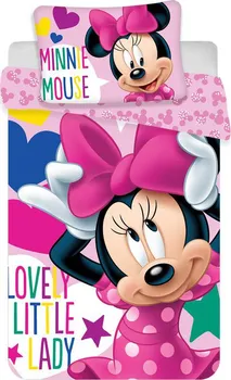 Ložní povlečení JerryFabrics Disney Minnie baby 100 x 135, 40 x 60 cm