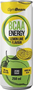 Aminokyselina Gymbeam BCAA Energy drink 250 ml citron/limetka