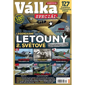 Časopis Válka Revue speciál - Legendární letouny 2. světové (č. 25)