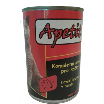 Krmivo pro kočku Apetit Cat hovězí 410 g