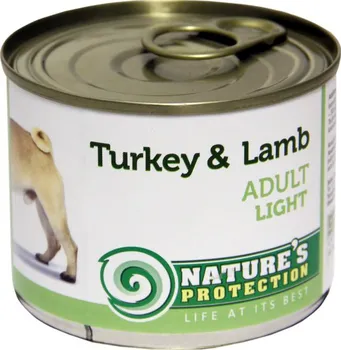 Krmivo pro psa Nature's Protection konzerva Adult Light Turkey & Lamb 200 g