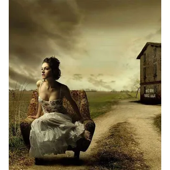 DIMEX MS-3-0187 225 x 250 cm, dívka v křesle