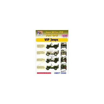 autíčko 1/35 Willys Jeep MB/Ford GPW: VIP Jeeps, Pt.3