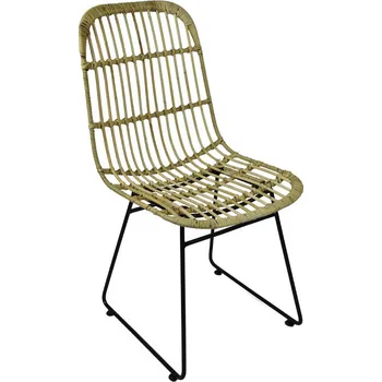 Jídelní židle Vingo Ratanová jídelní židle Hnědá