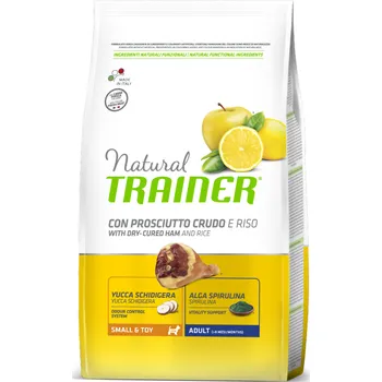 Krmivo pro psa Natural Trainer Adult Small/Toy Prosciutto/Rice