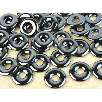 Přívěsek Hematit donut 3.5cm