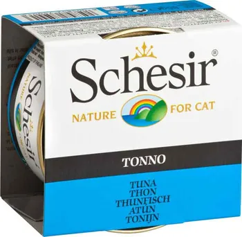 Krmivo pro kočku Schesir Cat konzerva tuňák 85 g
