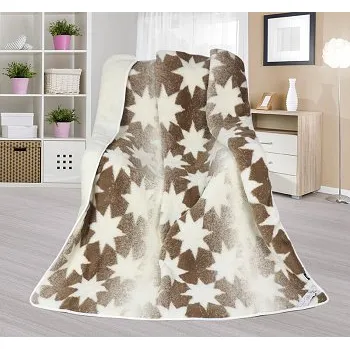 deka Evropské meríno deka 155x200 cm hvězdička