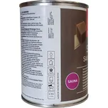 Saunavosk - ochranný vosk na dřevo do sauny, transparentní, 0,9 l