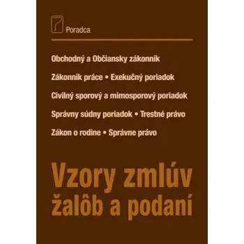 Vzory zmlúv žalôb a podaní 2018 - Kolektiv autorů