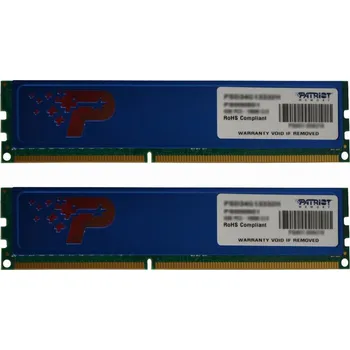 Operační paměť Patriot Non ECC 8 GB (2x 4 GB) DDR3 1600 MHz (PSD38G1600KH)