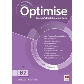 Anglický jazyk Optimise B2: Teacher´s Book Premium Pack - Joanna Cole