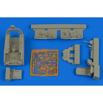 Plastikový model Aires 1/48 Hawker Sea Fury FB.11 cockpit set (Airfix)