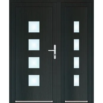 Vchodové dveře SOFT Dvoukřídlé Soft Lucy 125/200 cm L Bílá