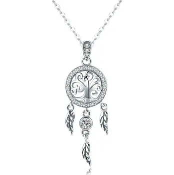Náhrdelník Elenys stříbrný náhrdelník Spirituální lapač snů