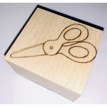 Dětské razítko L.V. Obrázkové razítko - NŮŽKY