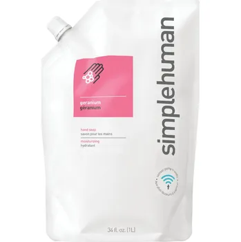 Mýdlo Simplehuman mýdlo náhradní náplň s vůní pelargonie 1000 ml