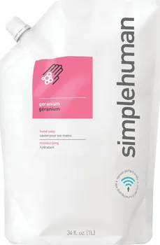 mýdlo Simplehuman mýdlo náhradní náplň s vůní pelargonie 1000 ml