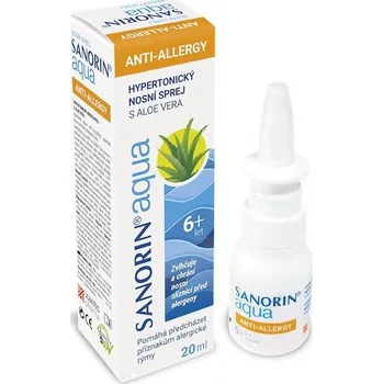Nosní sprej Sanorin Aqua Anti-Alllergy sprej 20 ml